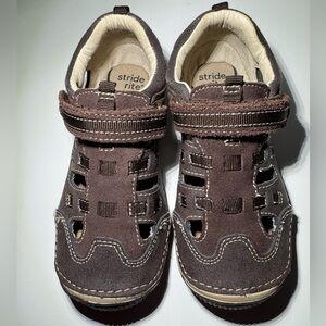 Stride Rite Reggie Brown Boys Sandals Size 10 Toddler